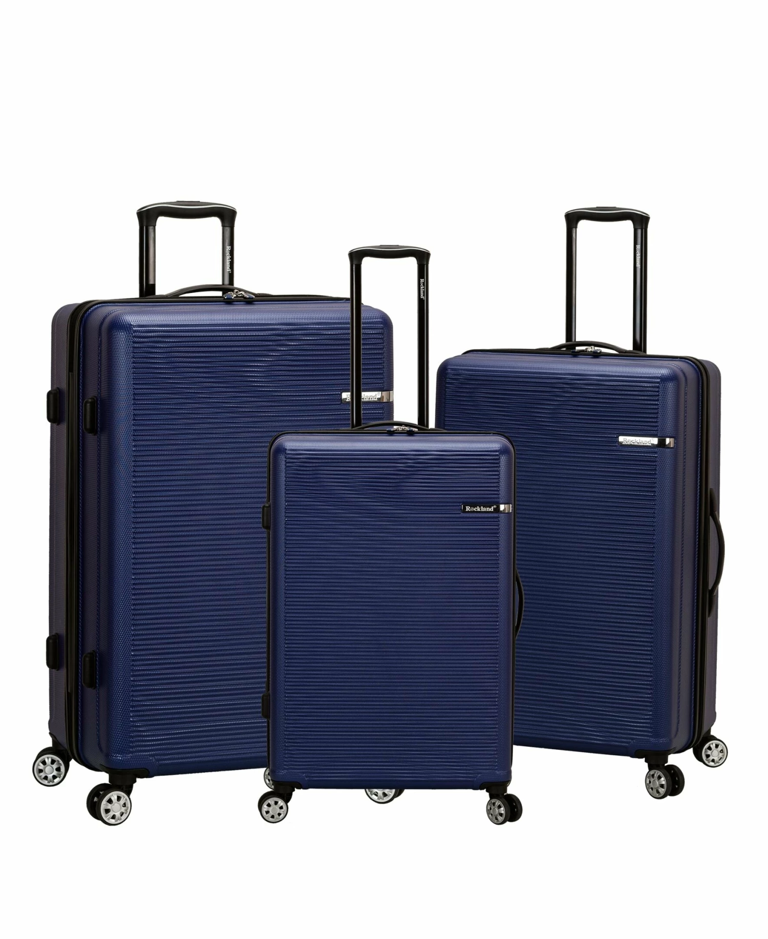 Rockland Skyline 3Pc Non Expandable Luggage Set 3 Rockland Skyline 3Pc Non Expandable Luggage Set