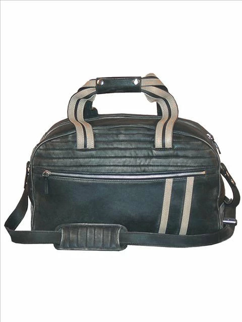 Scully Sanded Calf Duffel Bag Black 3 Scully Sanded Calf Duffel Bag Black