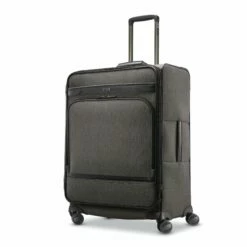 Hartmann Herringbone Deluxe Medium Exp Journey Spinner -Travel Sales Store 123120 2363 FRONT34