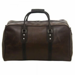 Piel Leather Classic Vintage Zip Down Duffel