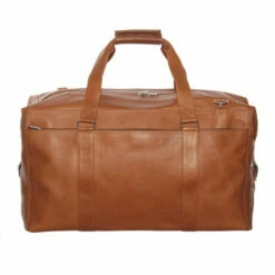 Piel Leather Extra Large Zip Pocket Duffel Bag