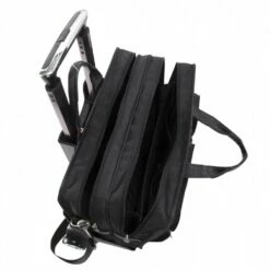 McKlein USA Clinton 17" Nylon Patented Detachable Wheeled Laptop Briefcase Black 9 McKlein USA Clinton 17" Nylon Patented Detachable Wheeled Laptop Briefcase Black -Travel Sales Store 58445 2