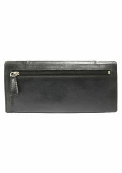Mancini Casablanca Ladies' RFID Secure Trifold Wallet -Travel Sales Store 8700296 BLACK back