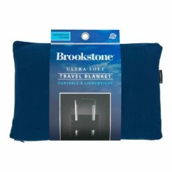 Brookstone Ultra Soft Jersey Knit Travel Blanket 15 Brookstone Ultra Soft Jersey Knit Travel Blanket -Travel Sales Store BNBL0002 442 BLUE 3