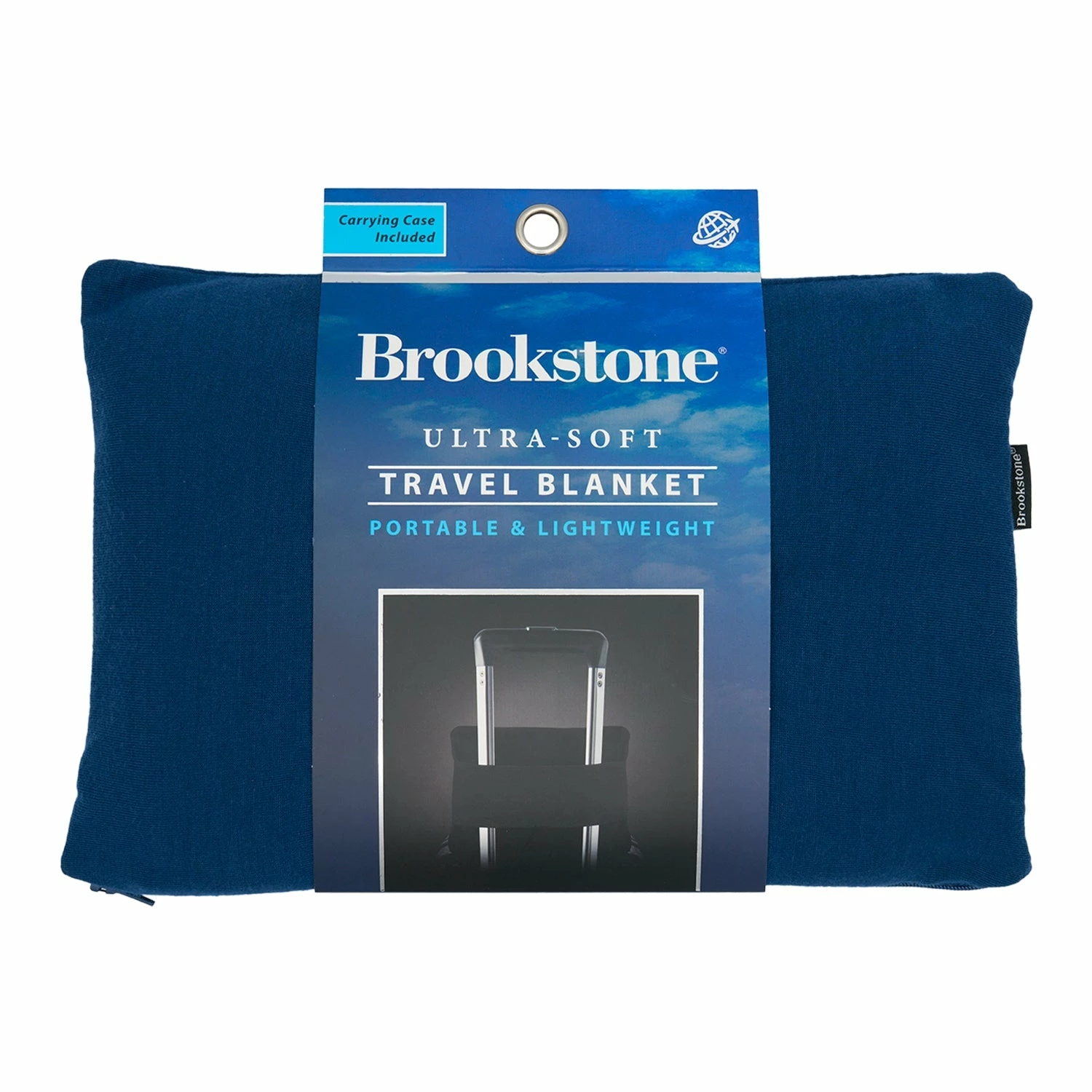 Brookstone Ultra Soft Jersey Knit Travel Blanket 8 Brookstone Ultra Soft Jersey Knit Travel Blanket - Image 6