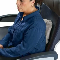 Brookstone Support Flex Memory Foam Neck Pillow -Travel Sales Store BNPM0002 093 GREY 2