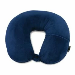 Brookstone Comfort Classic MicroBead Travel Neck Pillow -Travel Sales Store BNPM0003 442 BLUE 1