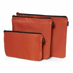 Brookstone Travel Pouch Set - 3 Piece -Travel Sales Store BNPP0001 803 ORANGE 1