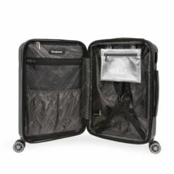Brookstone Nelson 21" Hardside Carry-On Spinner Suitcase -Travel Sales Store BR AB 1221 BK ALT2