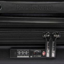 Brookstone Nelson 21" Hardside Carry-On Spinner Suitcase -Travel Sales Store BR AB 1221 BK ALT5
