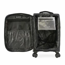 Brookstone Harbor 21" Softside Carry-On Spinner -Travel Sales Store BR EV 1121 NY ALT2