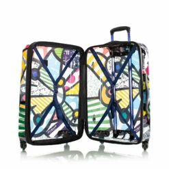Heys Britto Butterfly Transparent 26" Spinner Luggage 13 Heys Britto Butterfly Transparent 26" Spinner Luggage -Travel Sales Store Britto Translucent butterfly 26 open