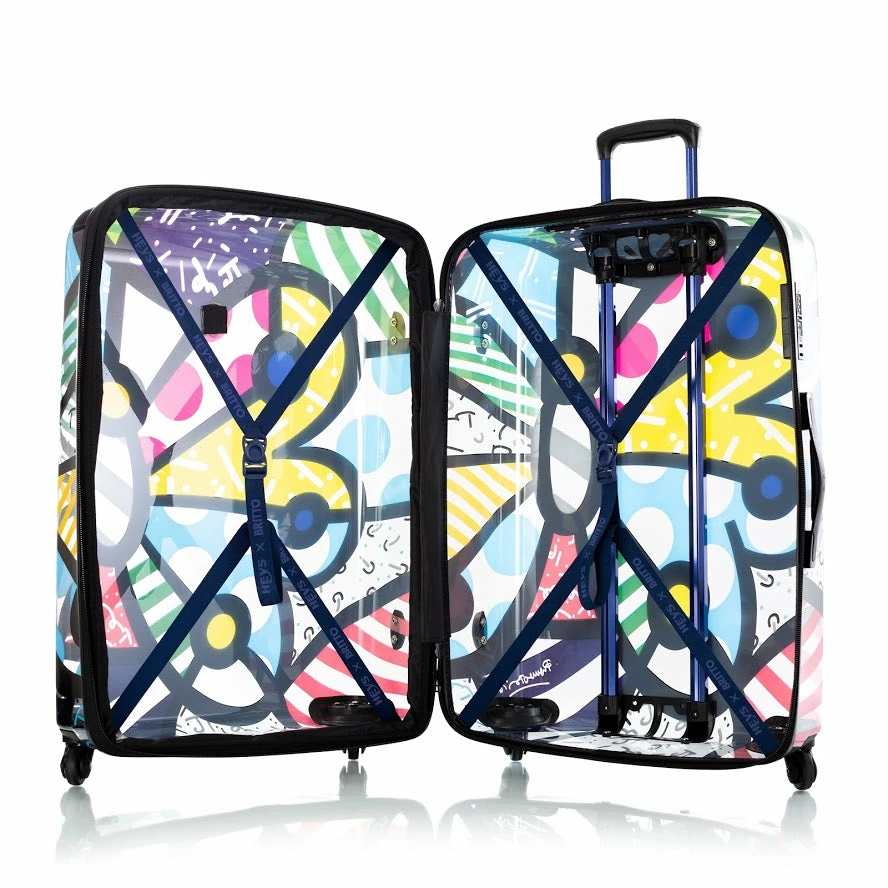 Heys Britto Butterfly Transparent 30" Spinner Luggage 6 Heys Britto Butterfly Transparent 30" Spinner Luggage - Image 4