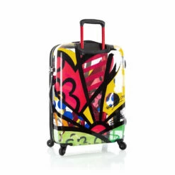 Heys Britto A New Day 26" Spinner Luggage Transparent -Travel Sales Store Britto Transparent ANewDay 26 backqrt