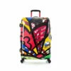 Heys Britto A New Day 26" Spinner Luggage Transparent 1 Heys Britto A New Day 26" Spinner Luggage Transparent -Travel Sales Store Britto Transparent ANewDay 26 front