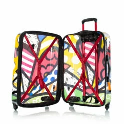 Heys Britto A New Day 26" Spinner Luggage Transparent -Travel Sales Store Britto Transparent ANewDay 26 open