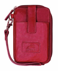 Mancini Casablanca RFID Cell Phone Wallet -Travel Sales Store Casablanca RFID Cell Phone Wallet red