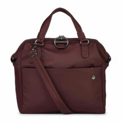 Pacsafe Citysafe CX Anti Theft Satchel 14 Pacsafe Citysafe CX Anti Theft Satchel -Travel Sales Store CitysafeCX Satchel 20440319 Merlot