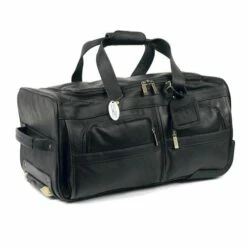Claire Chase 22" Rolling Duffel Assorted Colors -Travel Sales Store Claire Chase Rolling Duffel Black