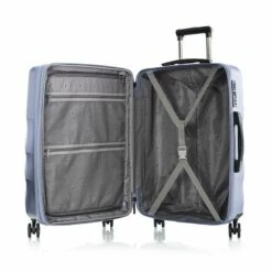 Heys EcoLite 26" Spinner Luggage -Travel Sales Store EcoLite 26 open steelblue 750x750 2cd39ec5 620f 4f65 b6c2 de1733544f1a