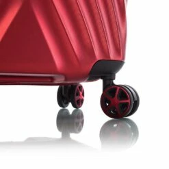 Heys EcoLite 26" Spinner Luggage -Travel Sales Store EcoLite wheel red 750x750 d0a12a52 8ff0 4418 8e20 0407a841dc26