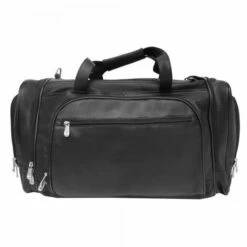 Piel Leather Multi Compartment Duffel Bag Assorted Colors