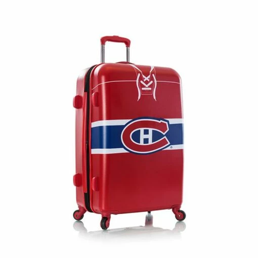 Heys NHL 26" Montreal Canadiens Spinner Luggage -Travel Sales Store NHL Montreal Canadiens 26 frontqrt 750x750 e791850e ad30 41a4 acf0 f0b93aebe4ad