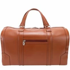 McKlein KINZIE 20” Leather Carry-All Tablet Duffel -Travel Sales Store OXxhj9QM