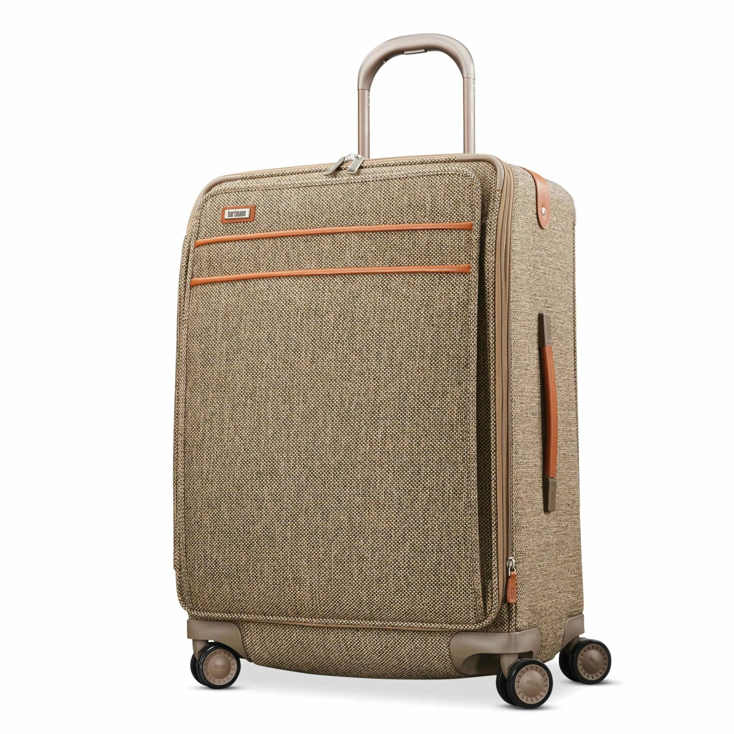 Hartmann Tweed Legend 26" Medium Journey Expandable Spinner Natural Tweed 3 Hartmann Tweed Legend 26" Medium Journey Expandable Spinner Natural Tweed
