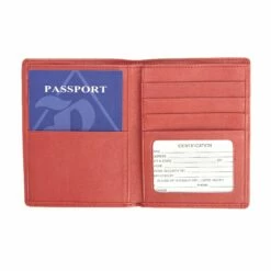 Royce RFID Blocking Passport Wallet -Travel Sales Store RoyceRFID222Red 332qvc