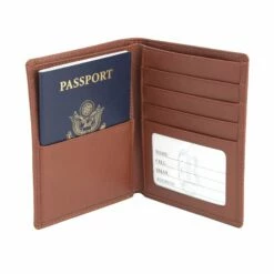 Royce RFID Blocking Passport Wallet -Travel Sales Store RoyceRFID222 5 TAN 433qvc