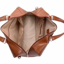 McKlein KINZIE 20” Leather Carry-All Tablet Duffel -Travel Sales Store YAD37Cqk