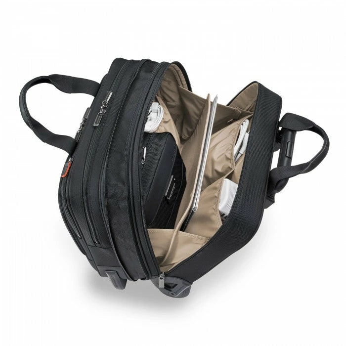 Briggs & Riley @work Medium 2-Wheel Expandable Brief Black 5 Briggs & Riley @work Medium 2-Wheel Expandable Brief Black - Image 3