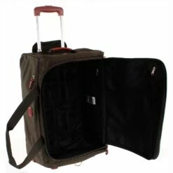 Bric's X Bag 21" Carry On Rolling Duffle Bag -Travel Sales Store xbag 21 carry on rolling duffle bag olive open
