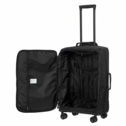 Bric's X Bag 25" Spinner Assorted Colors -Travel Sales Store xbag 25 spinner black black open