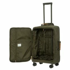 Bric's X Bag 25" Spinner Assorted Colors -Travel Sales Store xbag 25 spinner olive open