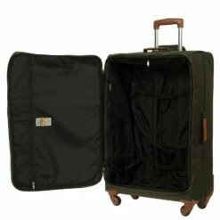Bric's X Bag 30" Spinner Assorted Colors -Travel Sales Store xbag 30 spinner olive open