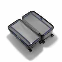 Zero Halliburton Edge Lightweight Portable Trunk -Travel Sales Store zero 80024 01 black open