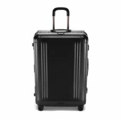 Zero Halliburton Pursuit Aluminum Large Travel Case -Travel Sales Store zero 94229 01 black flat front2 wb