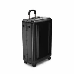 Zero Halliburton Pursuit Aluminum Large Travel Case -Travel Sales Store zero 94229 01 black hinge wb