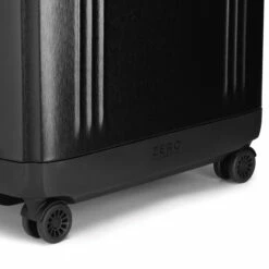 Zero Halliburton Pursuit Aluminum Large Travel Case -Travel Sales Store zero 94229 01 black wheel detail