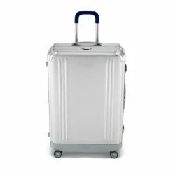 Zero Halliburton Pursuit Aluminum Large Travel Case -Travel Sales Store zero 94230 05 silver flat front2